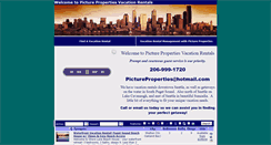 Desktop Screenshot of picturepropertiesvacationrentals.com